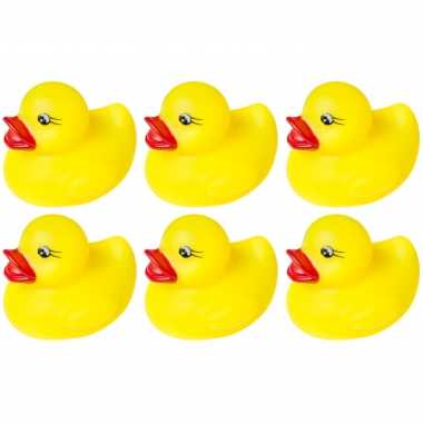 45x badeendjes geel badspeelgoed 4.5 cm