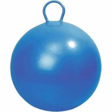 Blauwe skippybal 45 cm buitenspeelgoed voor kinderen