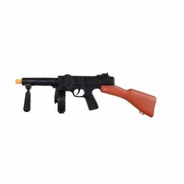 Carnaval speelgoed machinegeweer tommy gun