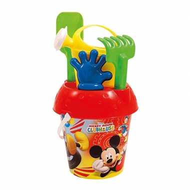 Disney mickey mouse strand/zandbak speelgoed emmer set