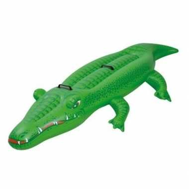 Opblaasbare krokodil 200 cm ride-on speelgoed