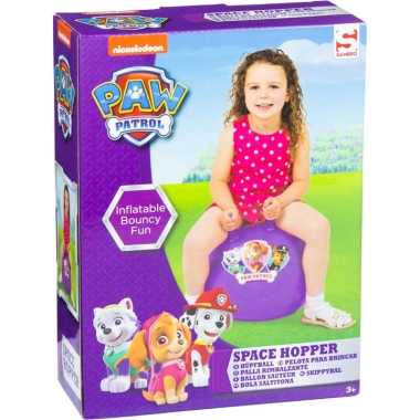 Paarse paw patrol skippybal 45 cm buitenspeelgoed