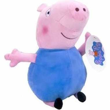 Pluche peppa pig/big knuffel in blauwe outfit 28 cm speelgoed