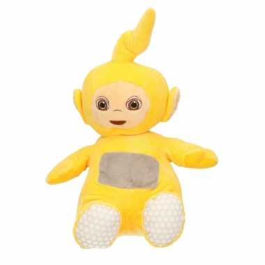 Pluche teletubbies speelgoed knuffel laa laa geel 34 cm