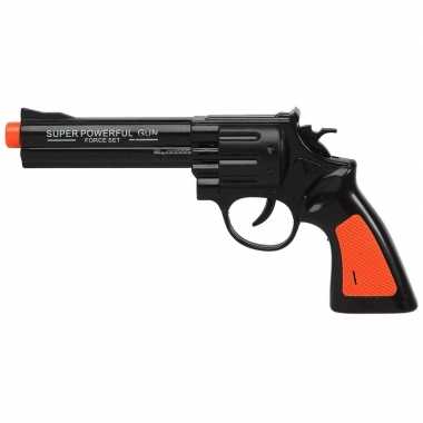 Speelgoed pistool/pistolen zwart met geluid 23 x 11 cm