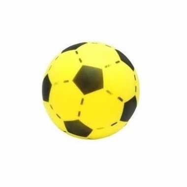 Speelgoed softbal met voetbalprint