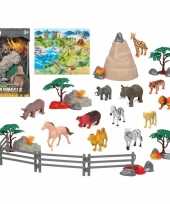 12x plastic safari wilde dieren speelgoed figuren voor kinderen