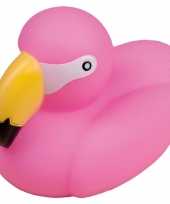 1x flamingo badeenden badspeelgoed 9 cm