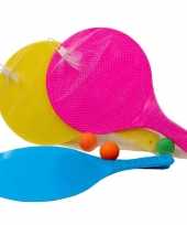 Blauwe beachball set buitenspeelgoed