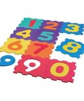 Foam puzzelmat puzzeltegels vloerpuzzel cijfers 0 t m 9 educatief speelgoed