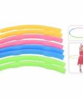 Gekleurde hoelahoep hoepel speelgoed 66 cm