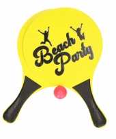 Gele beachball set buitenspeelgoed 10223037