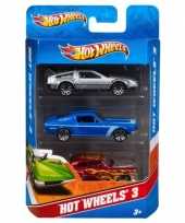 Hot wheels speelgoed autootjes 3 x