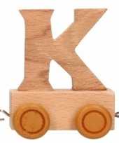 Letter speelgoed treintje k