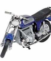 Model speelgoed motor bmw r75 blauw 1 18