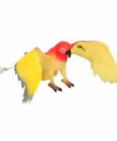 Piep speelgoed rode papegaai 33 cm