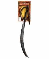 Piraten speelgoed verkleed zwaard zwart goud 67 cm