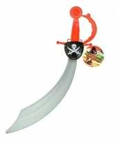Piraten speelgoed zwaard met ooglapje 45 cm