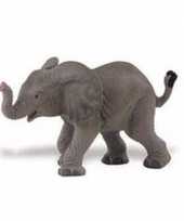 Plastic speelgoed figuur afrikaanse olifant kalfje 8 cm