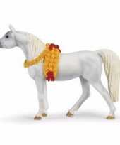 Plastic speelgoed figuur arabier paard merrie 14 cm