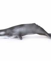 Plastic speelgoed figuur potvis walvis 28 cm