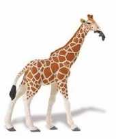 Plastic speelgoed figuur somalische giraffe 14 cm