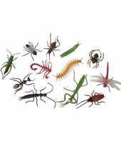 Plastic speelgoed insecten 12 stuks