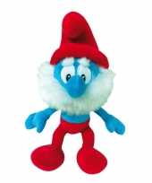 Pluche grote smurf smurfen knuffel pop 38 cm speelgoed