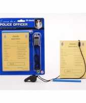 Politie speelgoed accessoires bonnenboekje