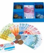 Set met speelgoed briefgeld en munten