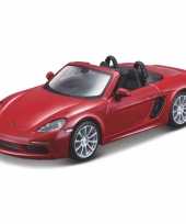 Speelgoed auto porsche 718 boxster 1 32
