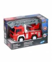 Speelgoed brandweerwagen 18 x 10 x 11 cm