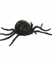 Speelgoed dier spin zwart 10 cm