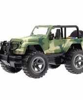 Speelgoed legergroen camouflage leger print jeep wrangler auto 2