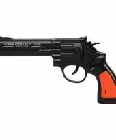Speelgoed pistool pistolen zwart met geluid 23 x 11 cm