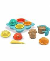 Zand cupcakejes speelgoed set